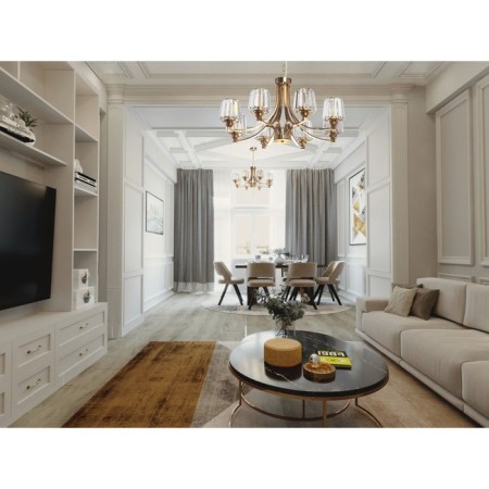Ilvita chandelier, size 80x95x80 cm, 480W 8xe14 IP 20-5