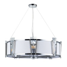Suspended chandelier Arte Lamp Grato A4079LM-8CC, E14, 8x40 W, 75x75x22 cm, Chrome