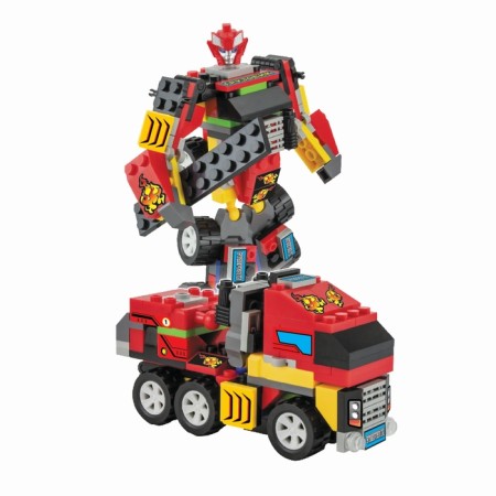 Constructor-transformer "Truck", 119 parts, MIX color-4