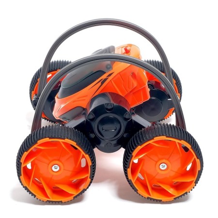 Radio-controlled car-controlled machine, works on the battery, the color of the orange-1