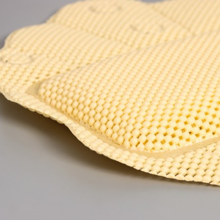 SPA-river for a bathtub with a pillow on the suction cups "Lotus", rug 89 × 44 cm, beige color-10