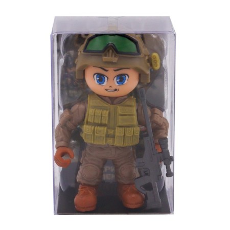 FUNKY TOYS figure "Special Forces", in brown form, 8 cm, mix-9