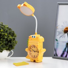 Dinosaurus table lamp LED 3W from AA/USB batteries yellow 4x12x35 cm Risalux