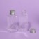Storage set, 2 bottles of 50 ml, 9 × 3 cm, silver/transparent color