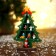 New Year's souvenir "Christmas tree with cells for gifts", 14.5 × 19.5 cm, green