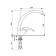 Kitchen mixer Ulgran U001-307, Terracotta Color