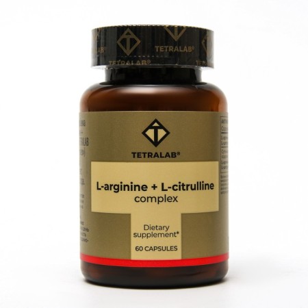 Complex L-Arginine + L-cyntroillin Tetralab, 60 capsules of 550 mg