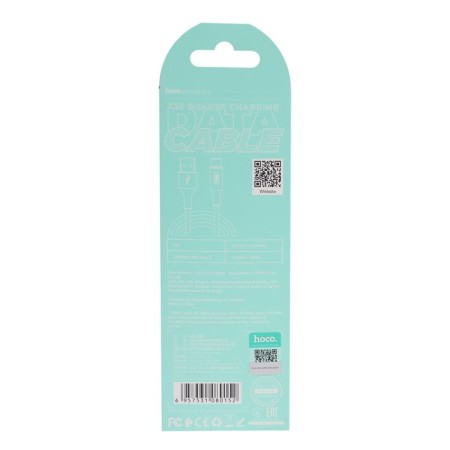 Hoco X25, Type -C - USB, 3 A, 1 m, PVC braid, white-4