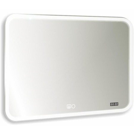 Mirror with Doratiz LED backlighting "Eva", 915x685 mm, heating, clock, sensory switch-1