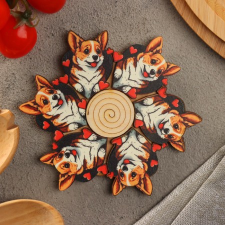 Hot Corgi stand, d = 12, juniper