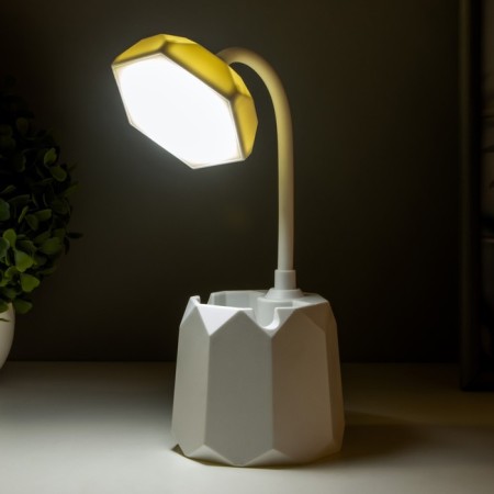 Table lamp "Ek" LED 1 mode 4.2W USB white 9x9x32.5 cm Risalux-4