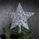 LED top for the Christmas tree "White" 22 cm, 15 LED, wire 2 meters, 220 V, glow of multi