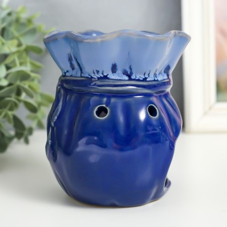 Aroma lamp ceramics "Bantik bag" mix 10x10x11.5 cm-3