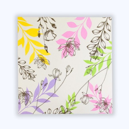 Scrapbooking paper "delicate flowers", 30.5 x 32 cm, 180 g/m²-3