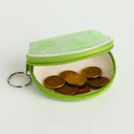 Кошелек жен 13-01-01 Сердце, 9*2,5*6,5 см, отд на молнии, МИКС-4