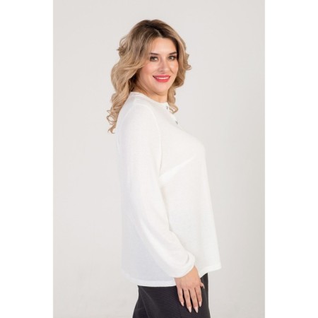 Female jumper, size 56, white color-3