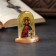 Icon with a candlestick "Jesus Christ", selenite