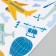 Interior color sticker "Air transport" 30x60 cm