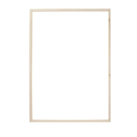 Frame for paintings (mirrors) 70 x 100 x 2.6 cm, wood, berta, white-1