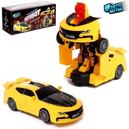 Robot toy "Autobot", transforms, light effects, Russian voice acting, works from batteries