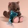 Soft toy "Fashionista Marta", cat, 25 cm