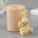 Silicone Mold "Hare with a bouquet" 3.8x2.7x5.4 cm mix