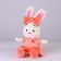 Soft toy "Bunny with a bow", color mix