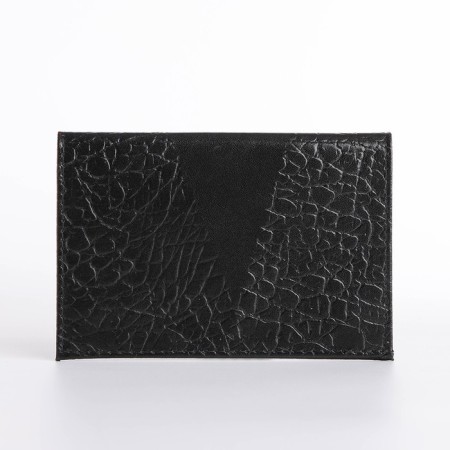 Cover for passport, black color-2