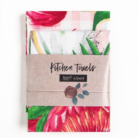A set of kitchen towels of the "most caring", 35x60cm-2pcs, 100% HL-5