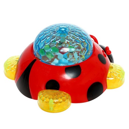 Musical catalka "God's cow", light, sound effects, works from batteries-2