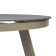 Dining table LEIF, 900 × 900 × 750 mm, gray-beige color