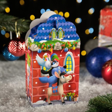 Gift box "Bremen musicians", 14.6 x 8.2 x 32 cm-1