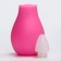 Children's nasal aspirator, with a cap, pink color