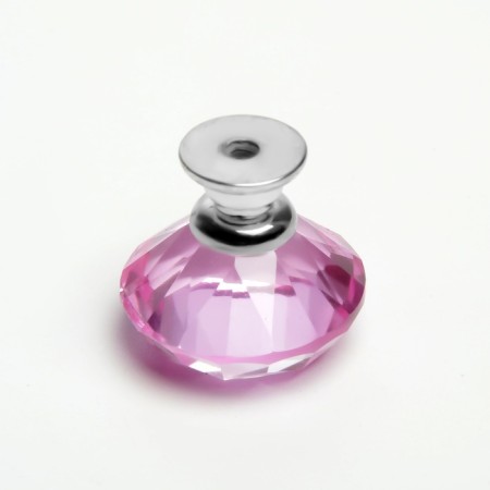 Cappio “diamond” pen pen, pink, glass, d = 30 mm, 8 pcs.-7