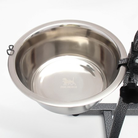 Adjustable multi -level stand 40 cm with 2 bowls of 2.8 liters-7