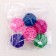 Decorative ball from the vine, set 6 pcs, size 1 pc 5 cm, color mix