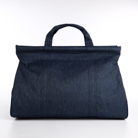 Road bag with lightning, external pocket, long belt, blue color-1