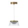 Bayerlux lamp "Dzeta" LED 24W 3000-6000K gold 18.5x18.5x9 cm