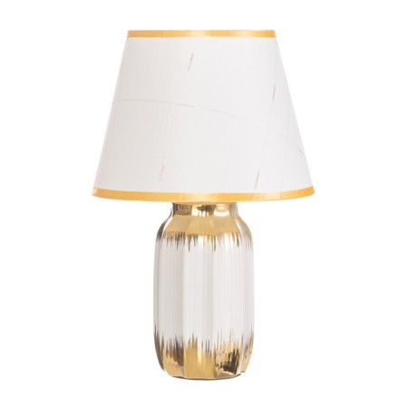 Table lamp "Martina" 1x40W E14 white/gold 24x24x40cm-5
