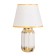 Table lamp "Martina" 1x40W E14 white/gold 24x24x40cm