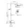 Show system Wasserkraft A199.069.065.087.ch Thermo, tropical shower, thermostat, chrome