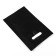 Polyethylene package with a cut handle, black 20-30 cm, 50 microns
