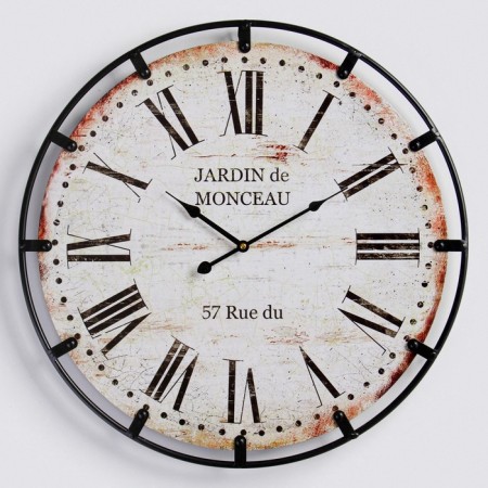 Wall clock, series: loft, "Edinburgh", smooth move, D-60 cm