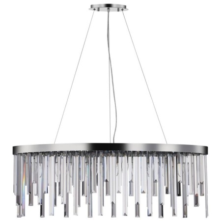 Crystal Crystal chandelier Venecia 6xe14 40w, size 90x20x45-100 cm, chromium color-1