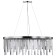 Crystal Crystal chandelier Venecia 6xe14 40w, size 90x20x45-100 cm, chromium color