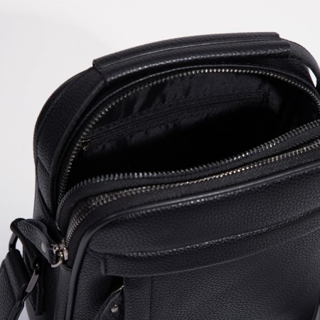 Male bag, black color-5