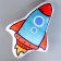 Soft toy "Rocket", 55 cm