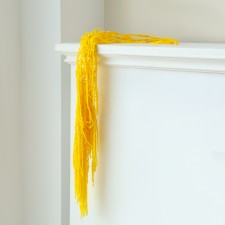 Dry flowers of amaranth, 100 g, sheet size: from 50 to 60 cm, yellow color
