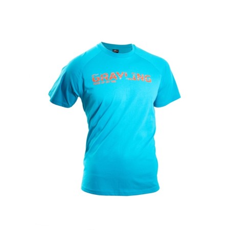 Grayling Sure of My Win T -shirt, size 42, turquoise color