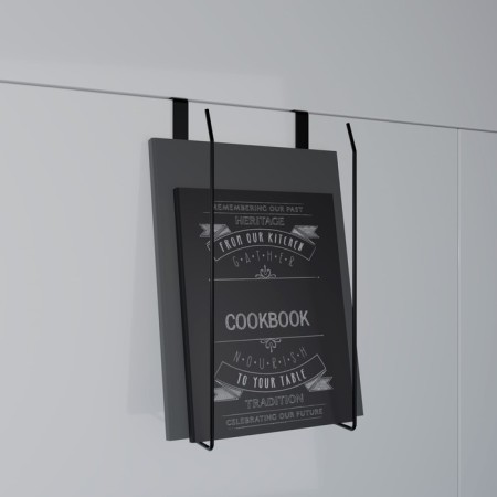 Holder for kitchen utensils and cutting boards of a shade, 27 × 11.5 × 8 cm, black color-1